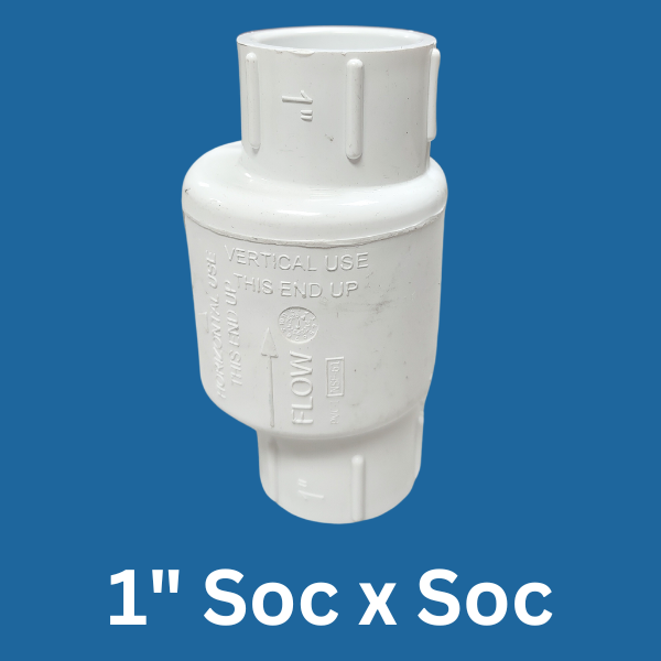 This TAS Swing Check Valve consists of 1 swing check valve, which can help prevent backflow and regulate water pressure.