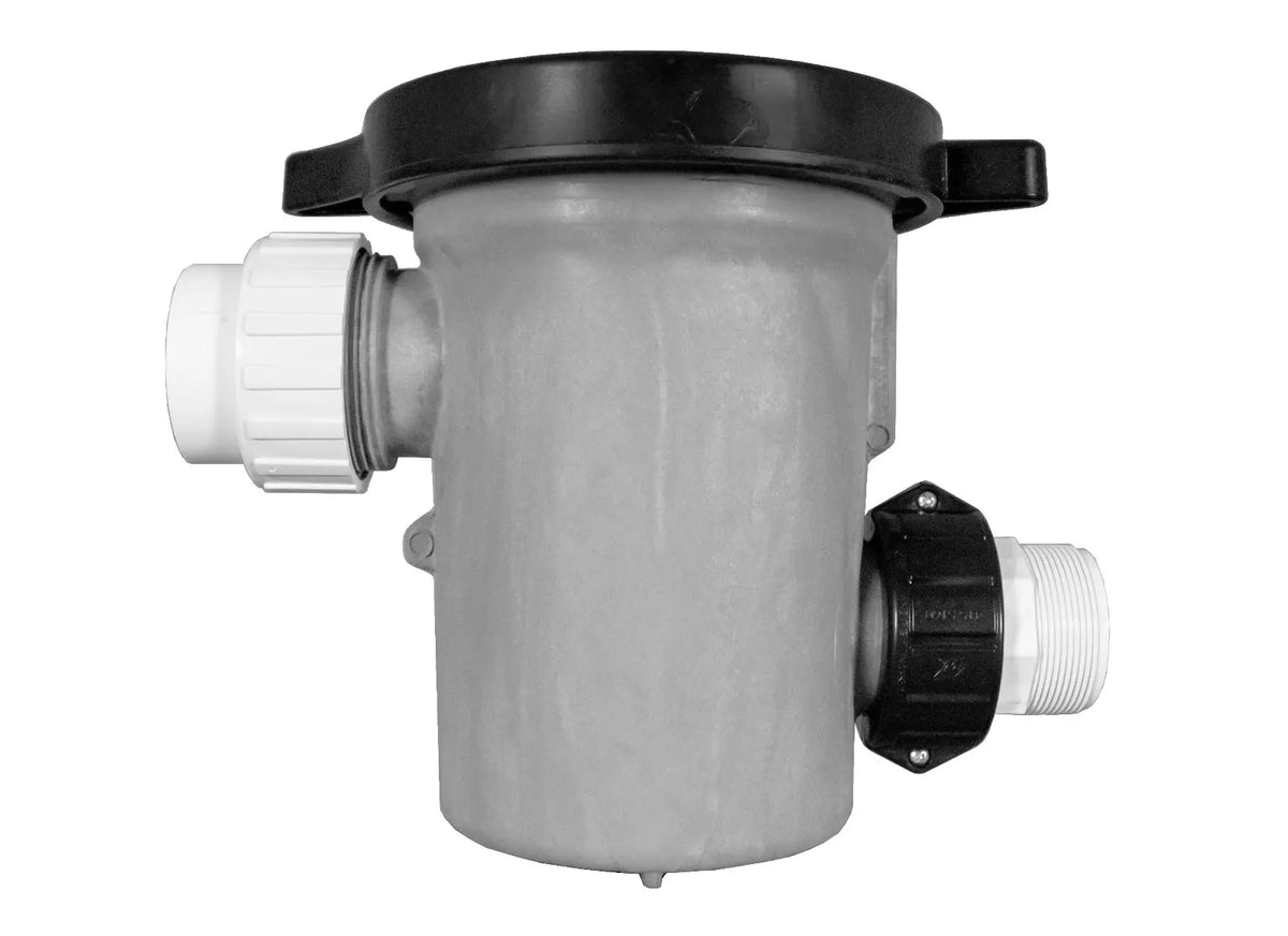 A grey plastic TAS Sequence® Basket Strainer (WW) container.