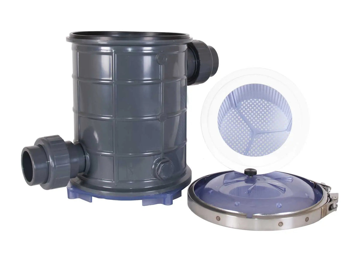 A TAS Sequence® Basket Strainer (PF) with a lid.