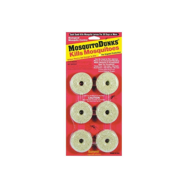 Mosquito Dunks 6-Count Organic Natural Mosquito Killer (6-Pack) in the  Pesticides department at