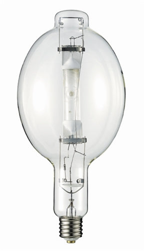 A 400W E-Start metal halide bulb, Halide Bulb, 400W E-Start by Hortilux, depicted in an image, set against a clean white background. Brand name: TAS.