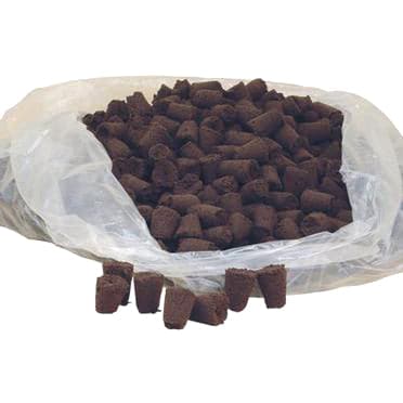 A bag filled with Bulk Ready-Gro Plugs 1.5"x 1.5" case of 1500, ideal for seed starting and hydroponic applications, from the brand TAS.