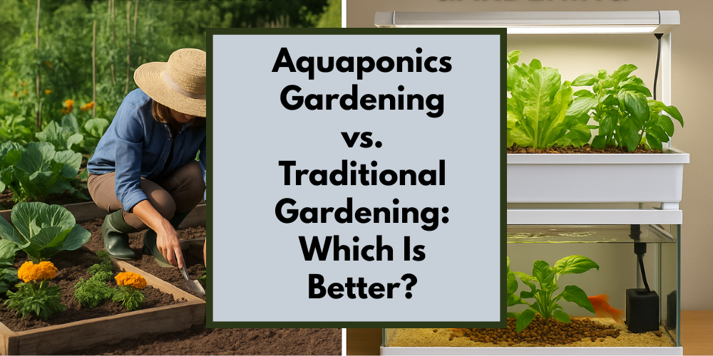 Aquaponics Gardening vs Traditional Gardening: Which Is Better?