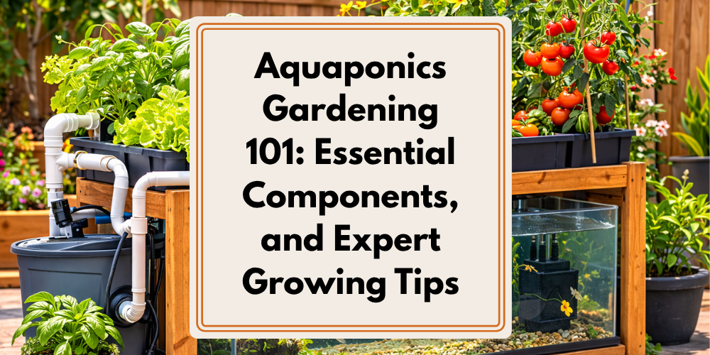 Aquaponics Gardening 101: Essential Components, and Expert Growing Tips