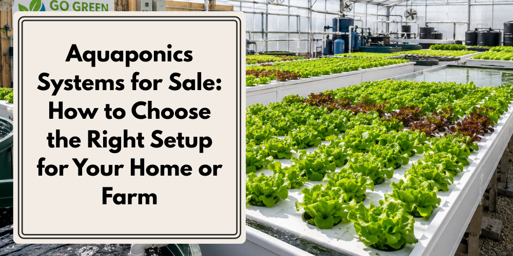 Aquaponics Systems for Sale: How to Choose the Right Setup for Your Home or Farm