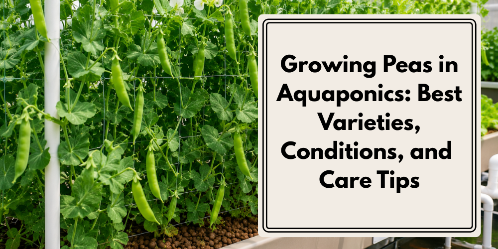Growing Peas in Aquaponics: Best Varieties, Conditions, and Care Tips