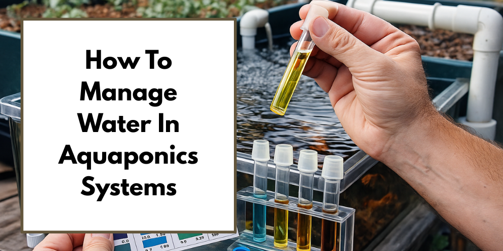 How To Manage Water In Aquaponics Systems