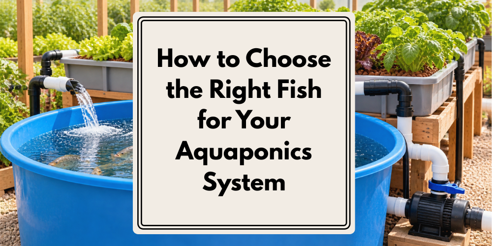 How to Choose the Right Fish for Your Aquaponics System
