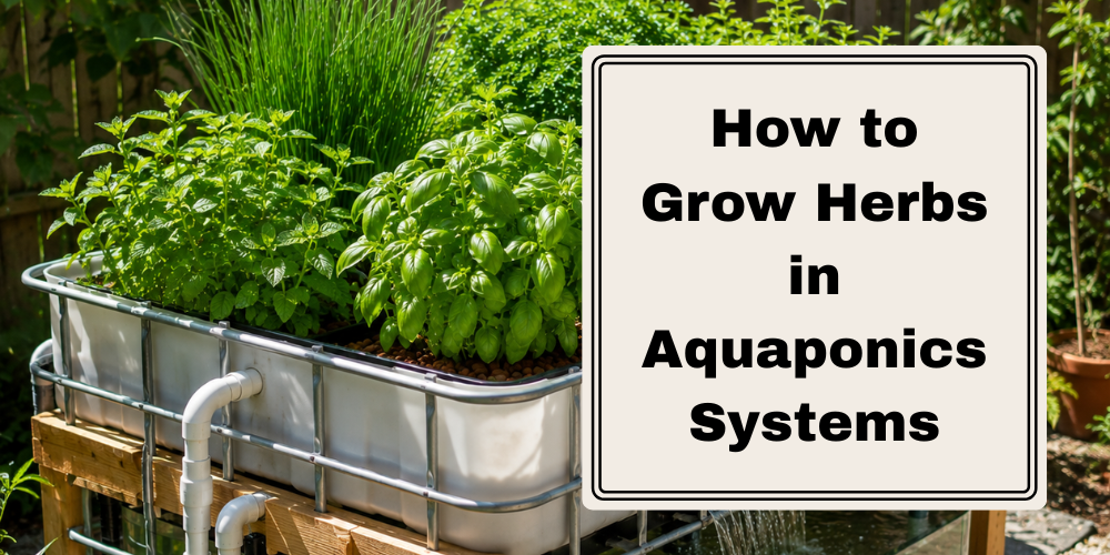 How to Grow Herbs in Aquaponics Systems