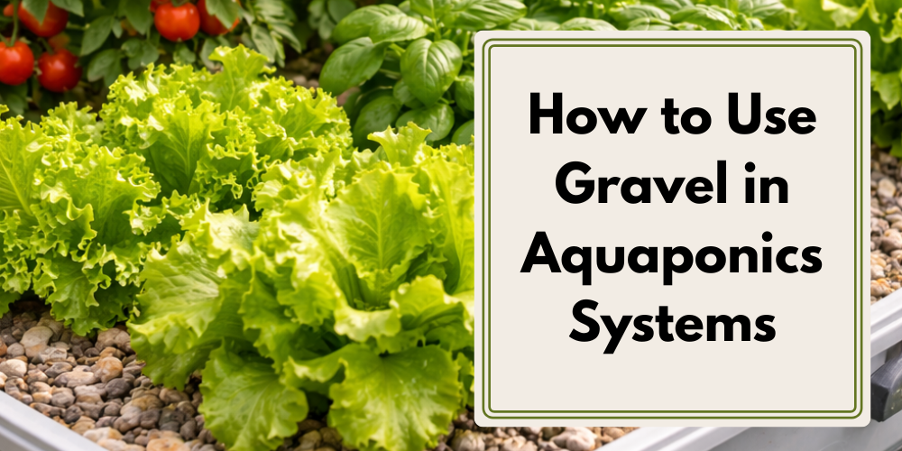 Gravel in Aquaponics Grow Bed