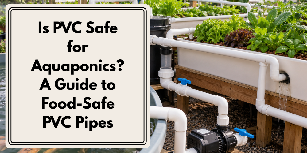 Is PVC Safe for Aquaponics? A Guide to Food-Safe PVC Pipes