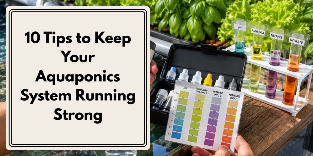 10 Tips to Keep Your Aquaponics System Running Strong
