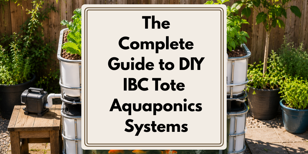 The Complete Guide to DIY IBC Tote Aquaponics Systems