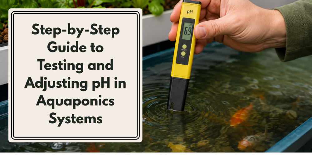 Step-by-Step Guide to Testing and Adjusting pH in Aquaponics Systems