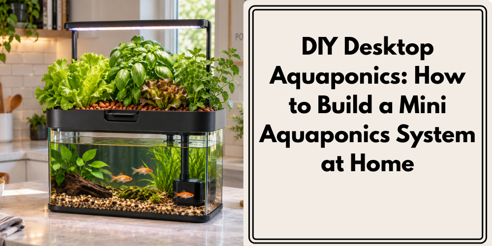 DIY Desktop Aquaponics: How to Build a Mini Aquaponics System at Home