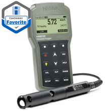 The TAS HI98193 Dissolved Oxygen Meter for Aquaculture is a handheld device with a probe and display, showing DO readings—popular among customers and ideal for aquaculture use.