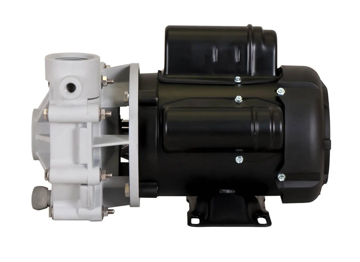 A Sequence® 1000 pump by TAS on a white background for aquaculture systems.