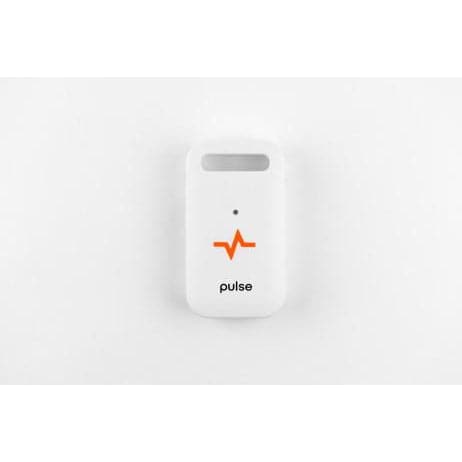 A white Pulse One WiFi Connected Environmental Monitor with a TAS logo on it, equipped with sensors.