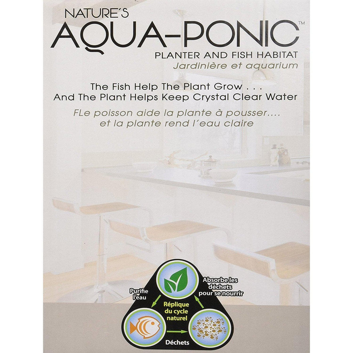 Penn-Plax Aquaponic Betta Fish Tank Planter and Fish Habitat (.5 Gallon) - Aquaponics For Life