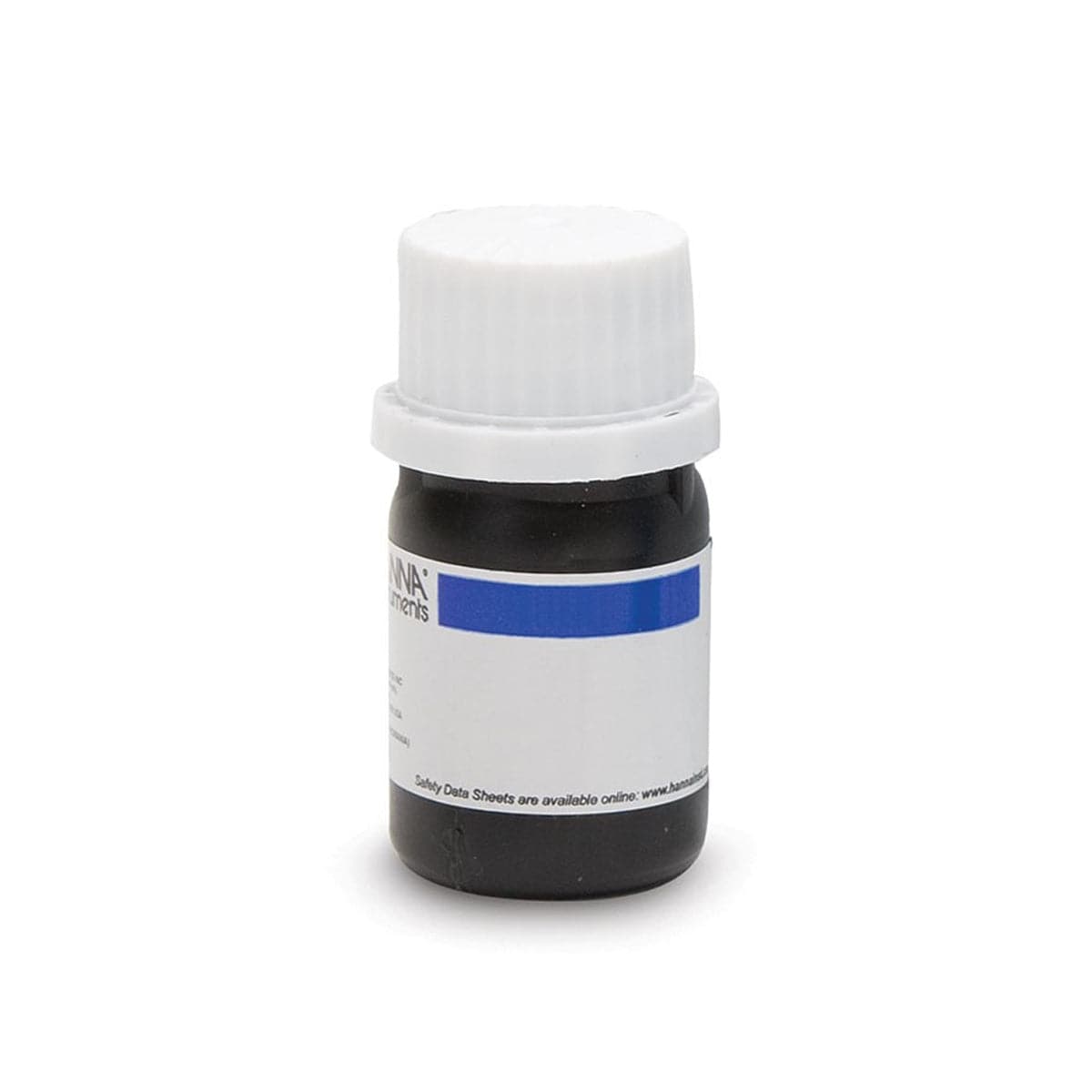 A bottle of Alkalinity Freshwater Checker® Reagents (set for 25 tests), possibly made by TAS, on a white background.