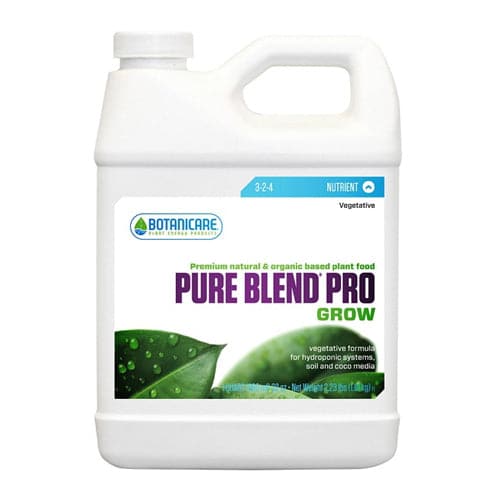 A gallon of TAS Pure Blend Pro Grow, infused with organic plant acids and soluble humates, perfect for aquaponic systems.