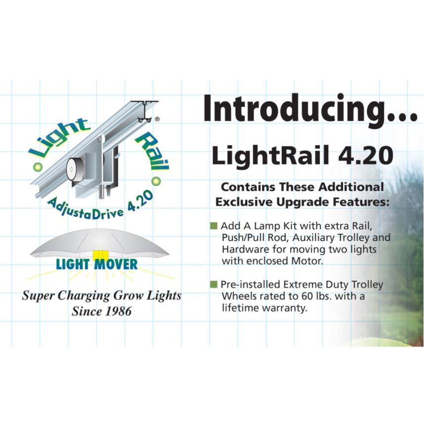 LightRail 4.20 AdjustaDrive w/ Add a Lamp Kit - Aquaponics For Life