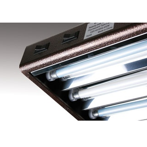 T5 Designer 4 Tube Light System with Bulbs 4ft Go Green Aquaponics