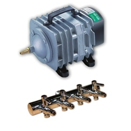 AquaAeration Kit w/ 6 Outlet Pump - Aquaponics For Life