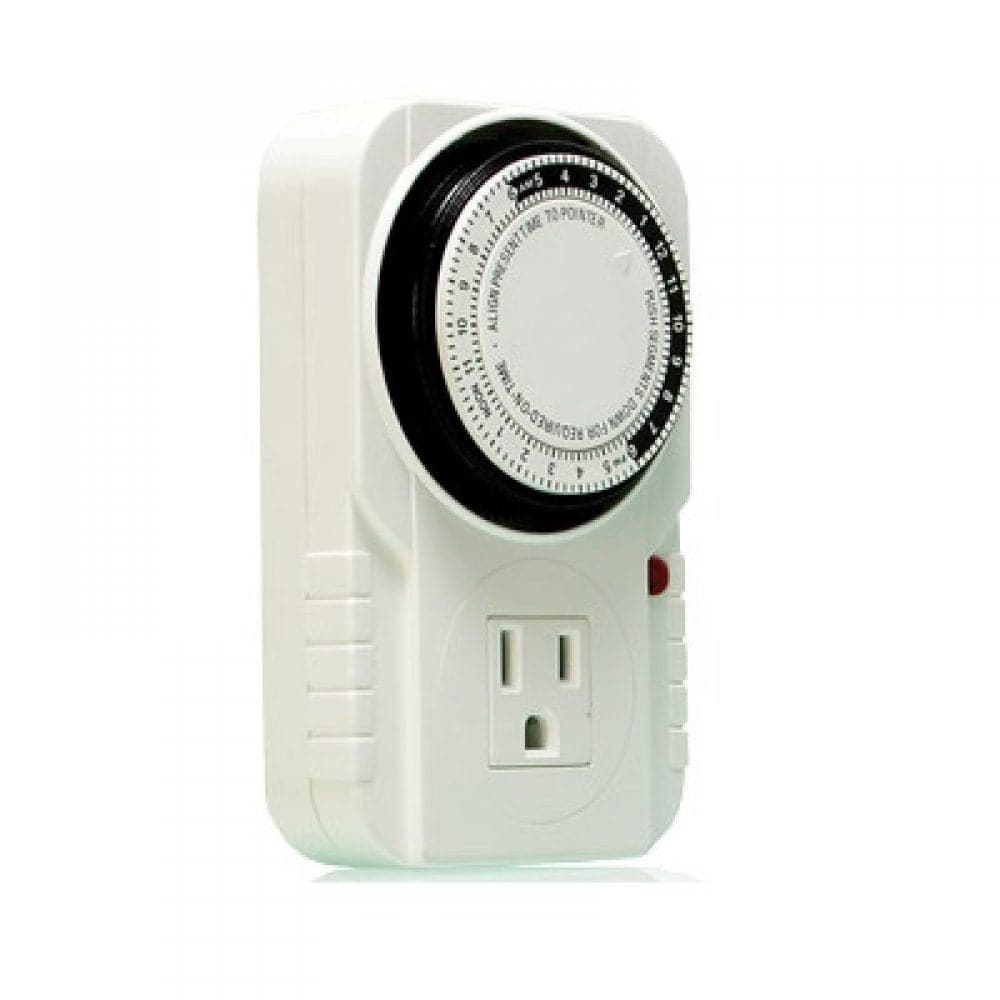 Single Outlet Analog Timer - Go Green Aquaponics