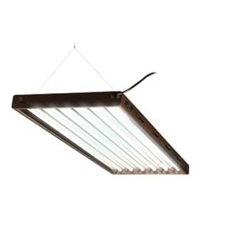 T5 Designer 6 Tube Light System with Bulbs, 4ft - Aquaponics For Life