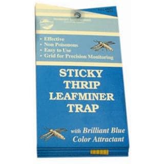 Blue Sticky Traps for Thrip and Leafminer – 5 Pack - Aquaponics For Life