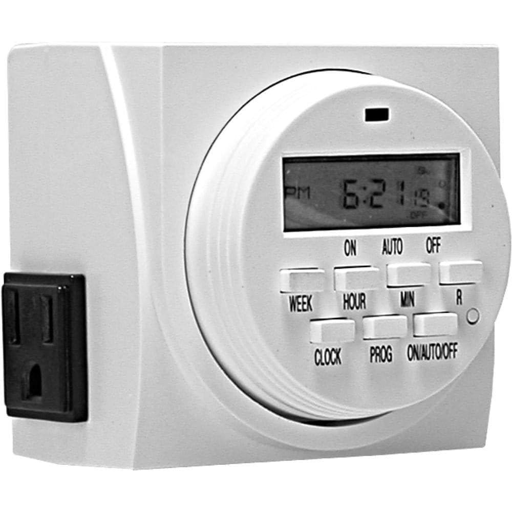 Dual Outlet 7-Day Programmable Timer - Aquaponics For Life